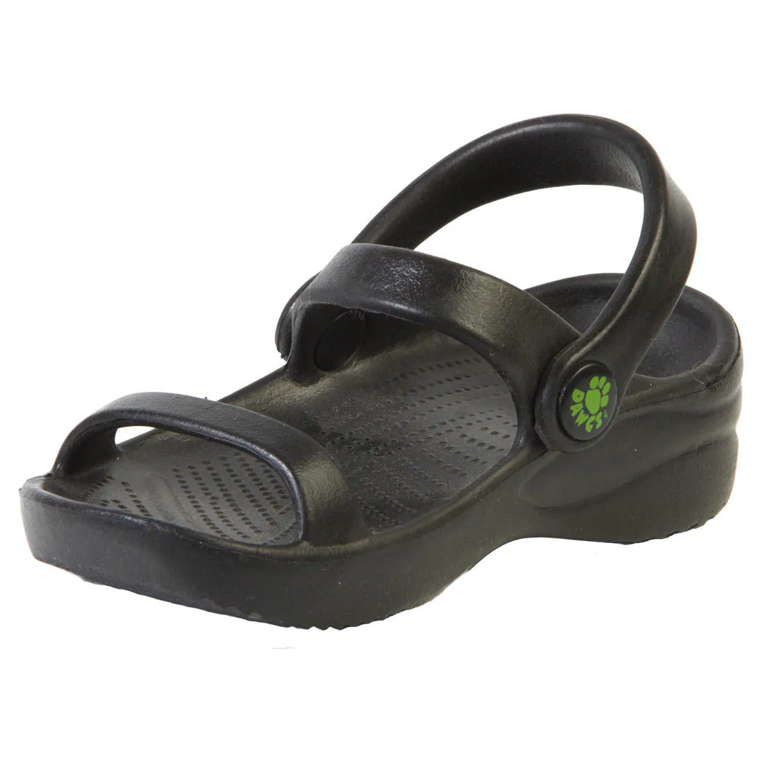 3-Strap Sandals - Black