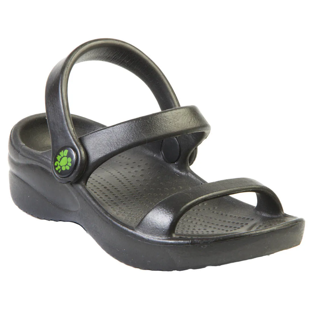 3-Strap Sandals - Black