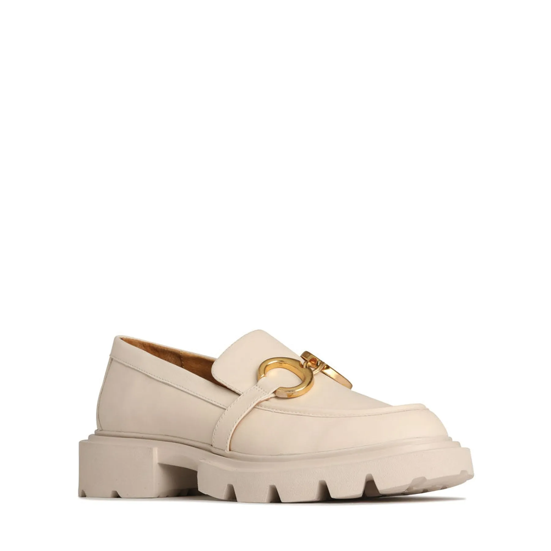 ADINE LEATHER CHUNKY LOAFERS