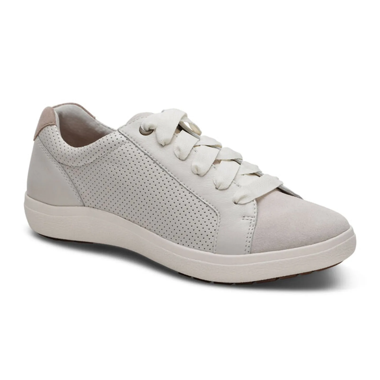 Aetrex Courtney Lace Up Sneaker (Women) - Chalk