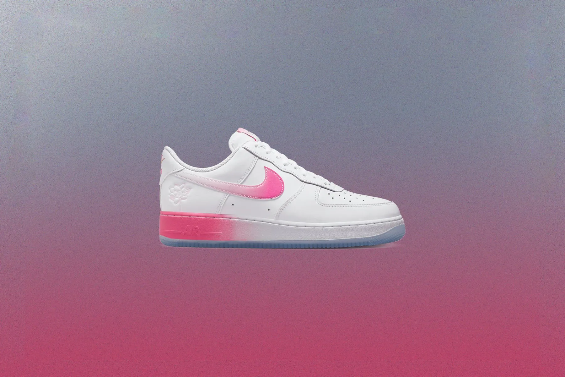 Air Force 1 LV8 (GS) - White/Lotus Pink/Yellow Gold