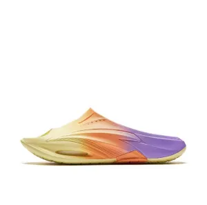 Anta Nitrogen Bubble Leisure Sports Recovery Slippers - Yellow/Orange/Purple