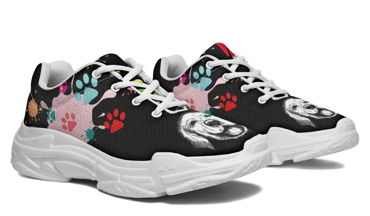 Artsy Labrador Chunky Sneakers