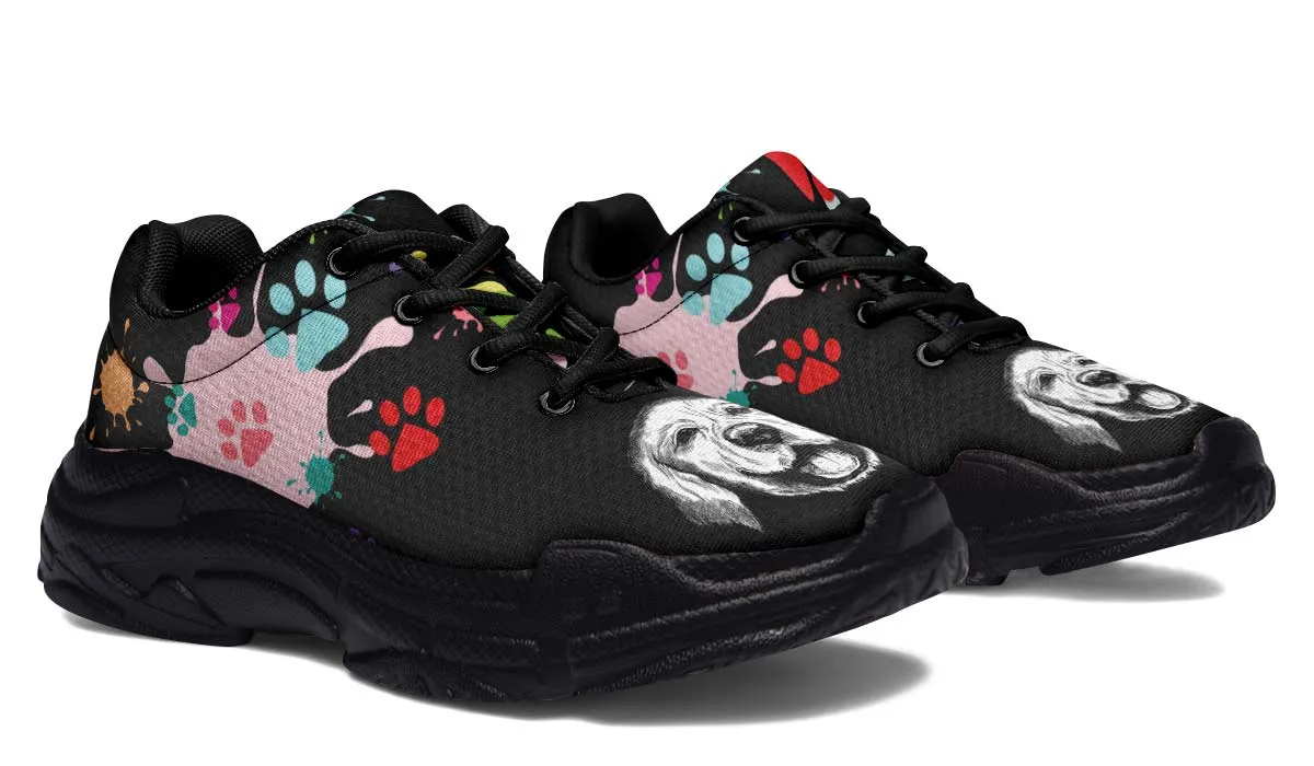 Artsy Labrador Chunky Sneakers