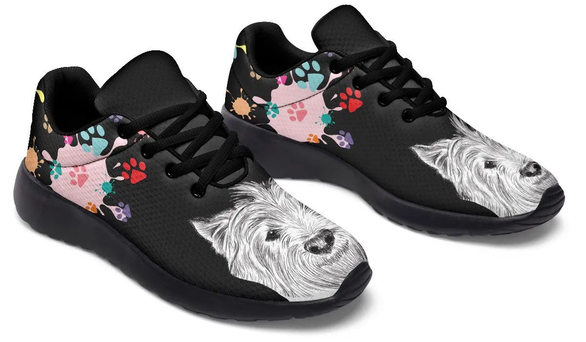 Artsy Westie Sneakers