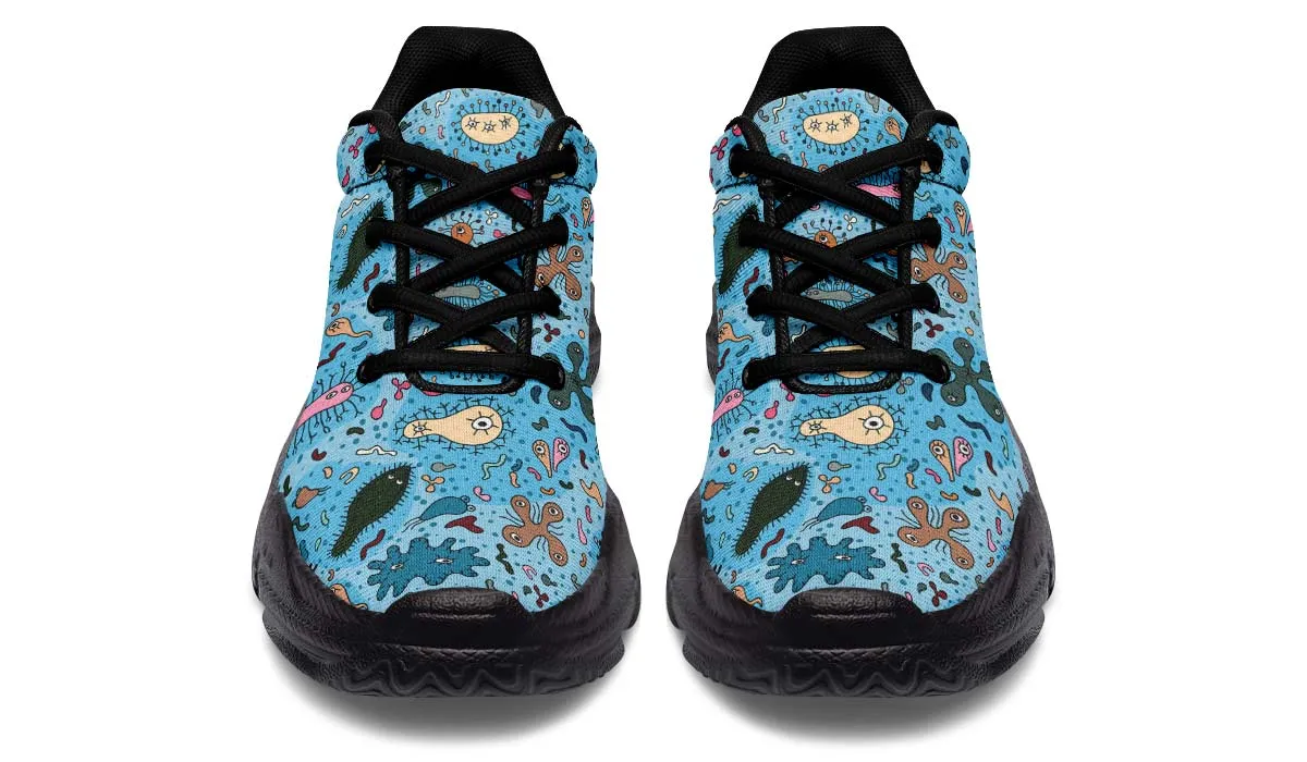 Bacteria Pattern Chunky Sneakers