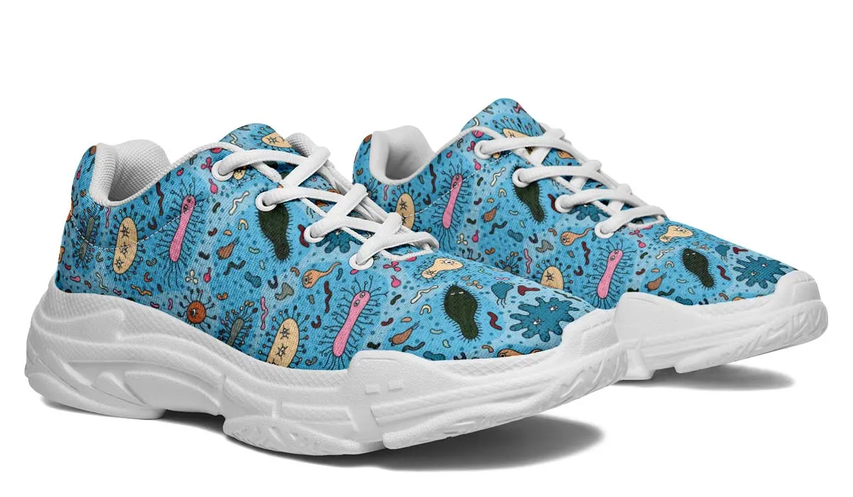 Bacteria Pattern Chunky Sneakers