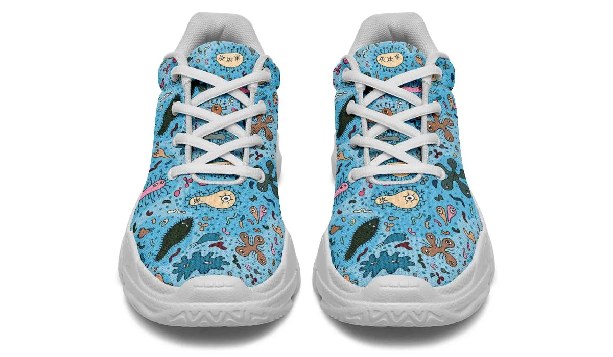 Bacteria Pattern Chunky Sneakers