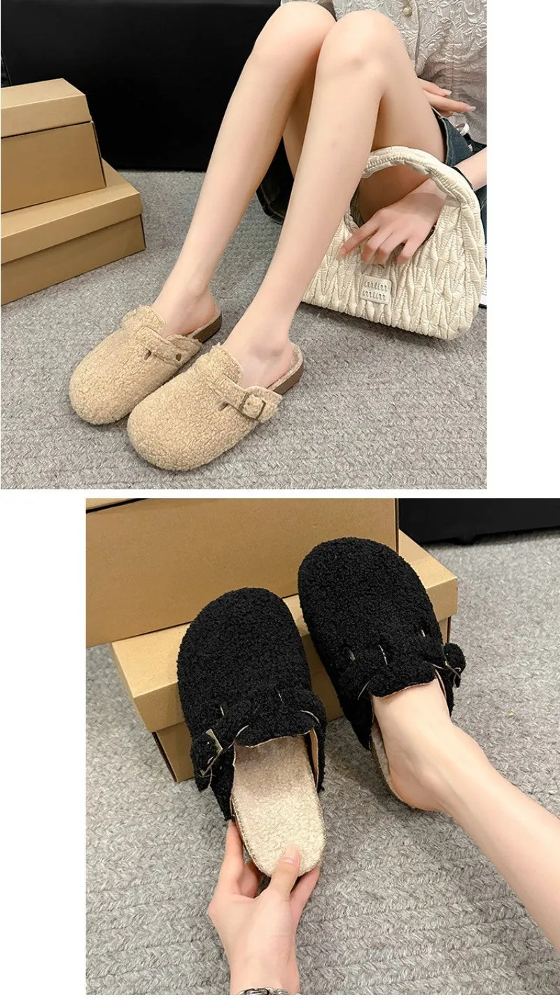 Baotou Half-slip Cotton Slippers -King Stone Brothers and Co