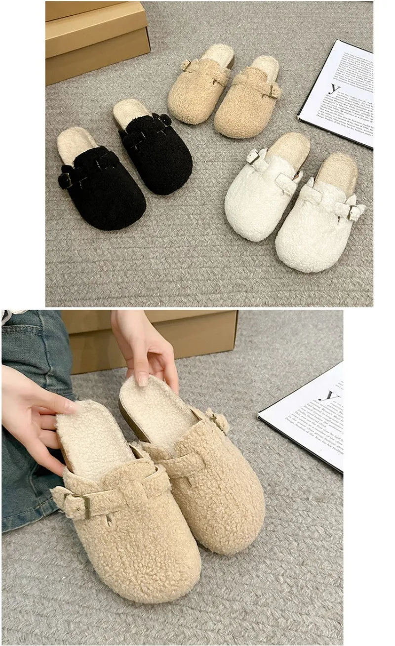 Baotou Half-slip Cotton Slippers -King Stone Brothers and Co