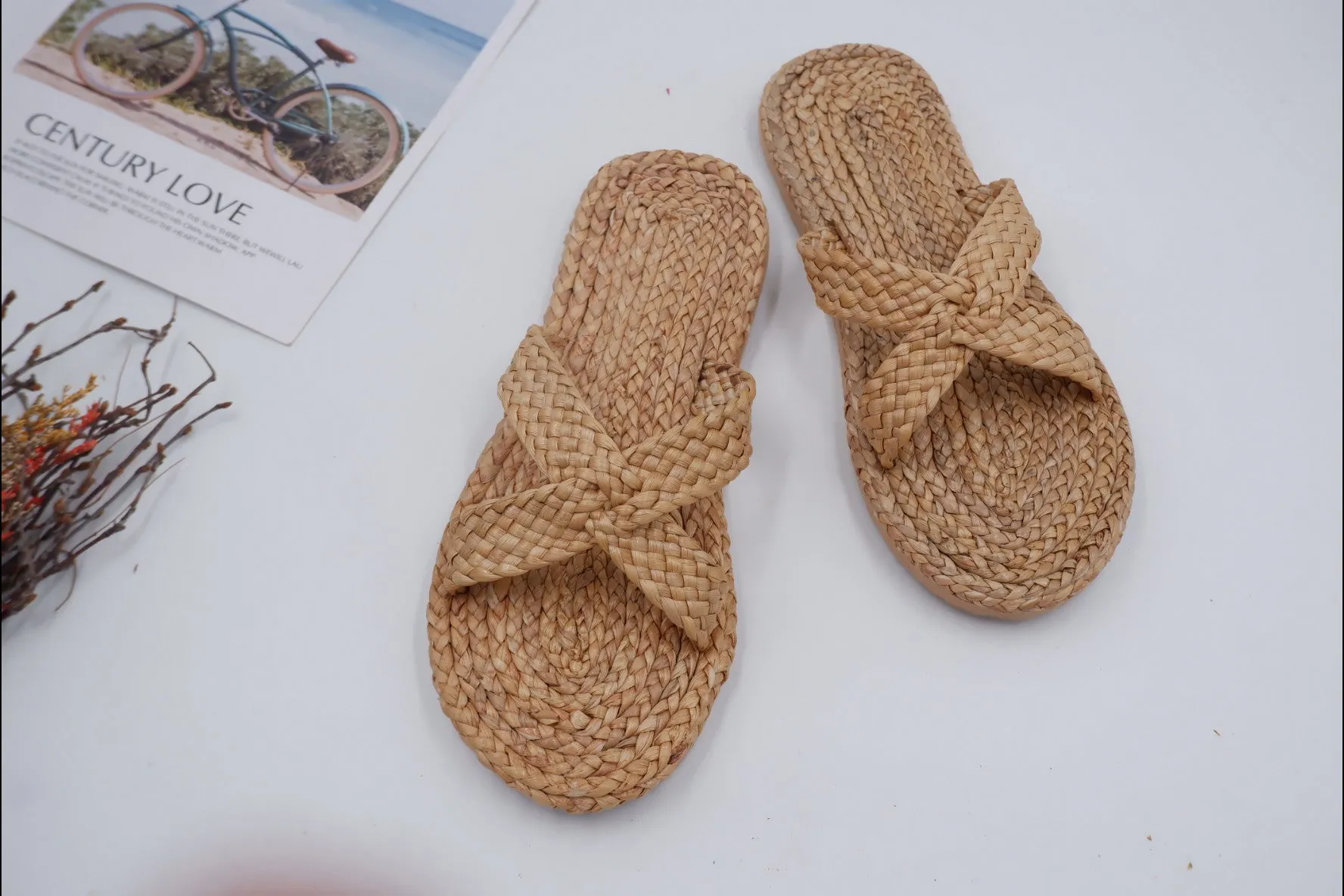 Beach Sandals straw sandals