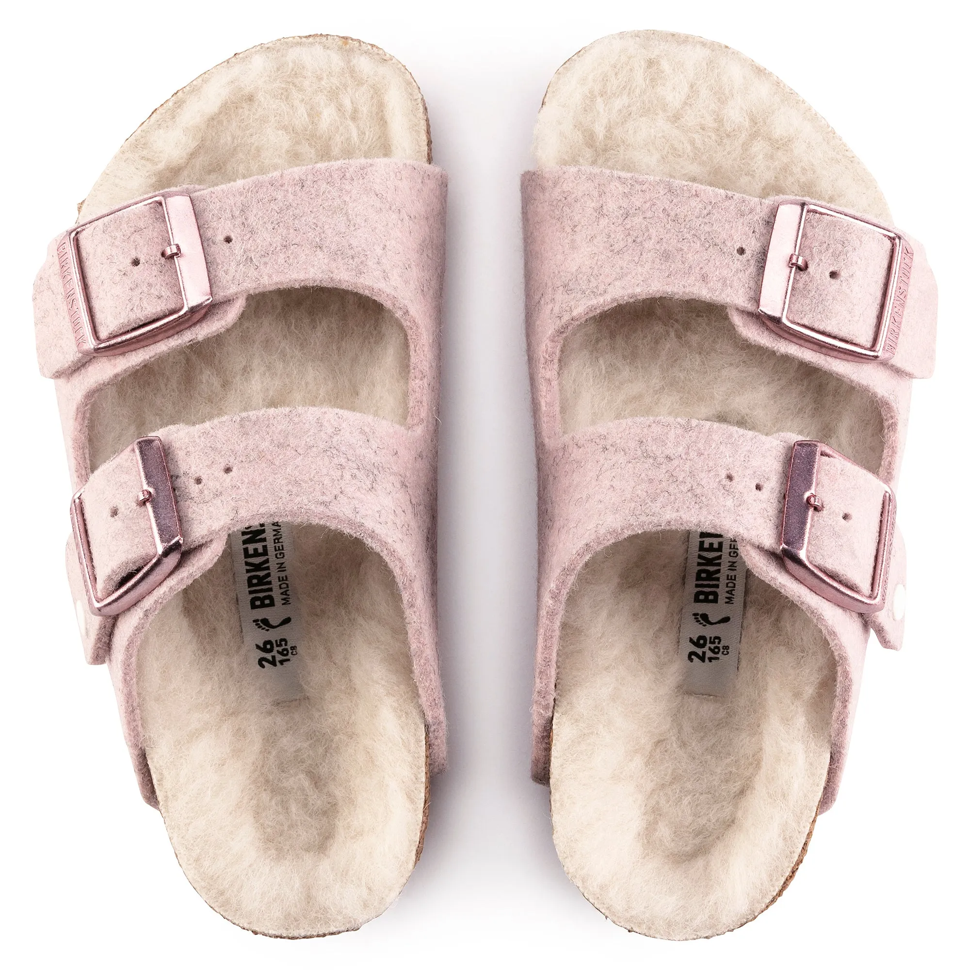 Birkenstock Arizona Happy Lamb Wool Shearling Kid's