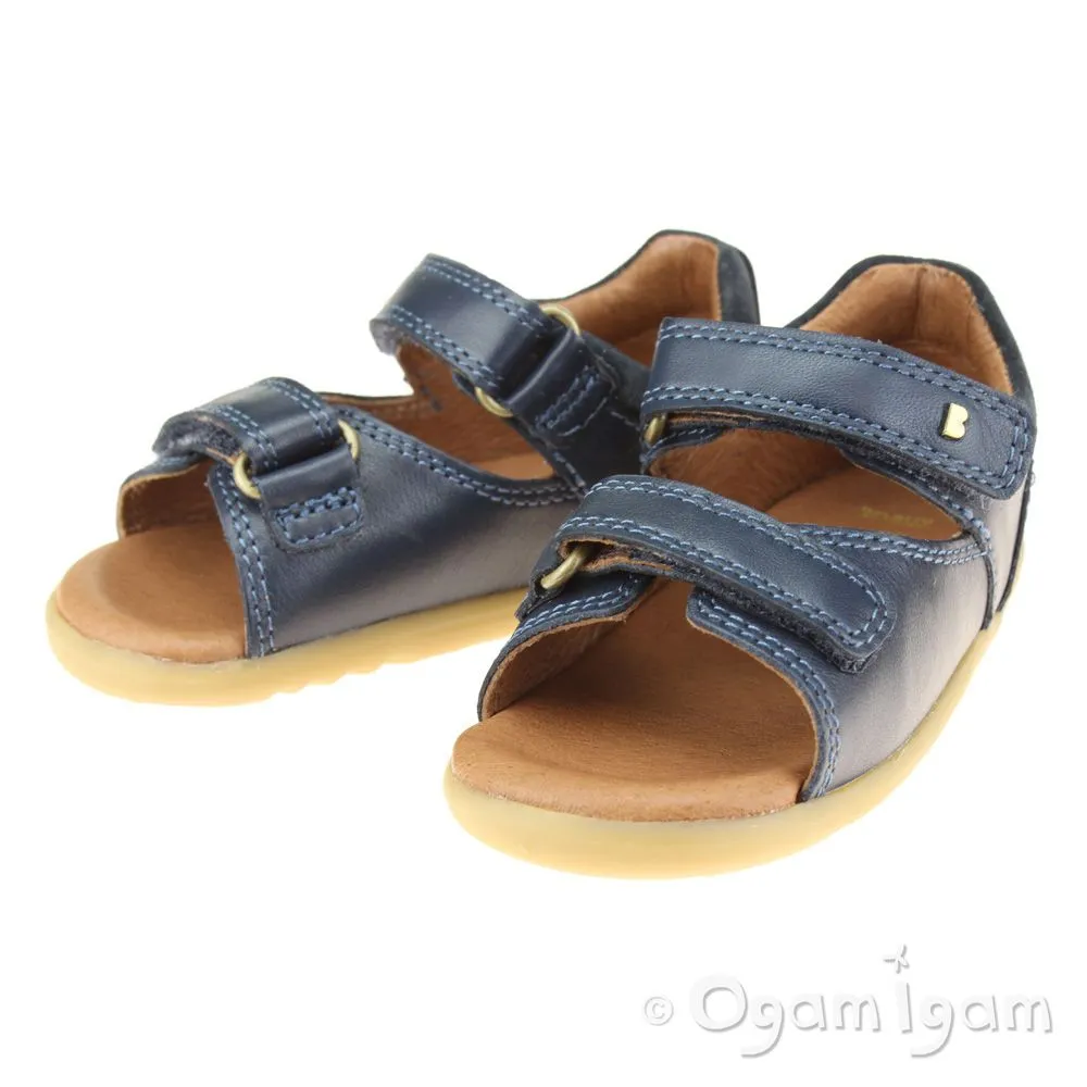 Bobux Driftwood Infant Boys Navy Open-Toe Sandal