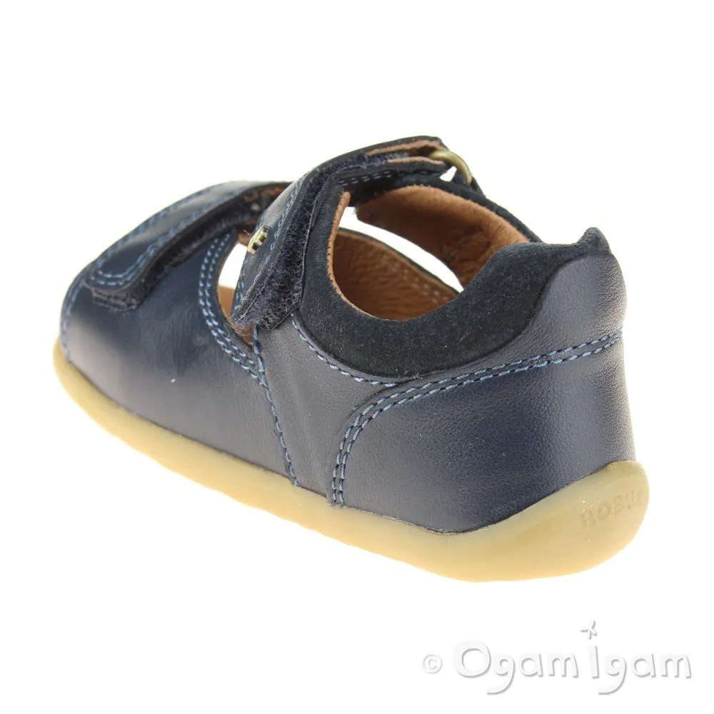 Bobux Driftwood Infant Boys Navy Open-Toe Sandal