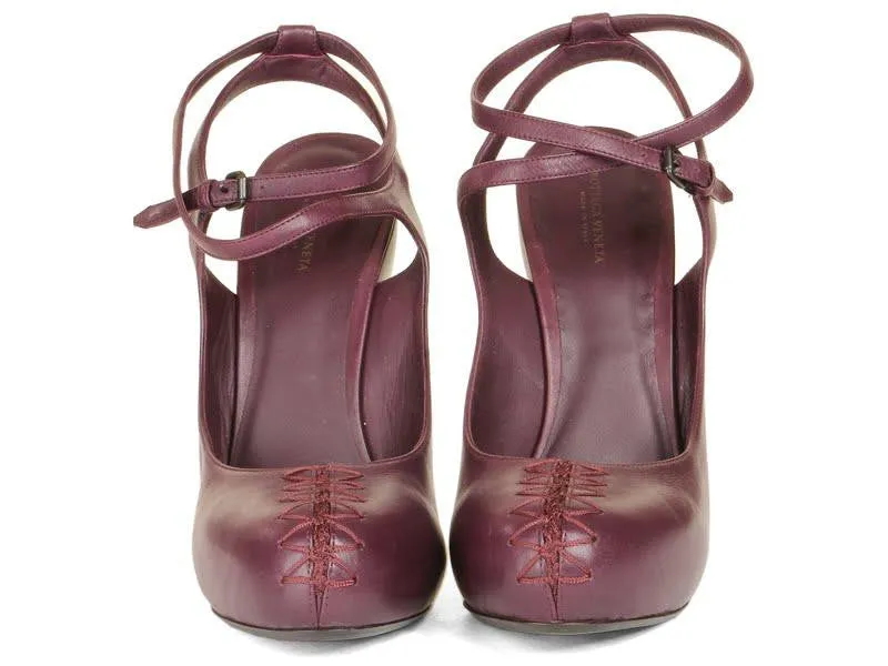 Bottega Veneta Boysenberry Wedge Platforms