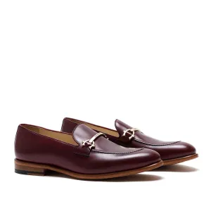 Burgundy Calf Horsebit Loafer