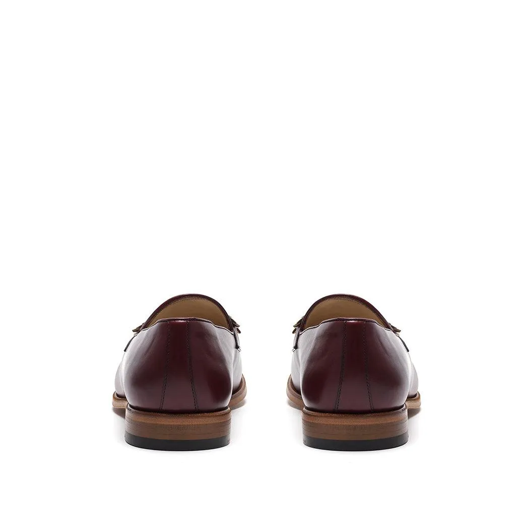 Burgundy Calf Horsebit Loafer