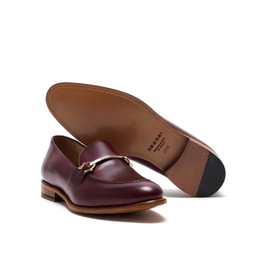 Burgundy Calf Horsebit Loafer