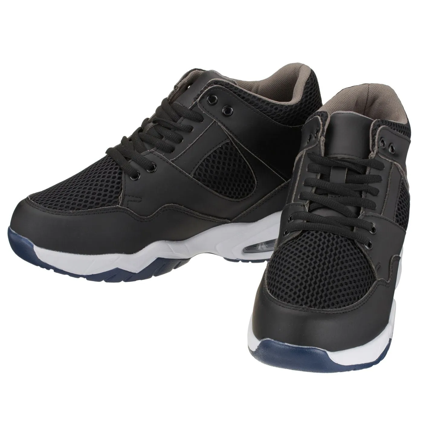 CALTO Black Elevator Sneakers - 3.4 Inches - H329082