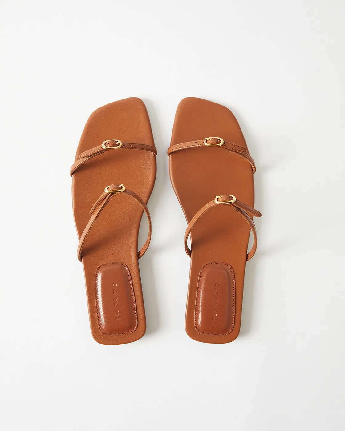 Clara Sandals Leather Nappa Tan