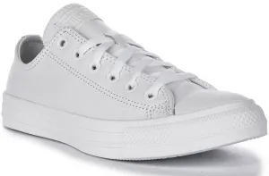 Converse All Star Low 136823C In White Leather