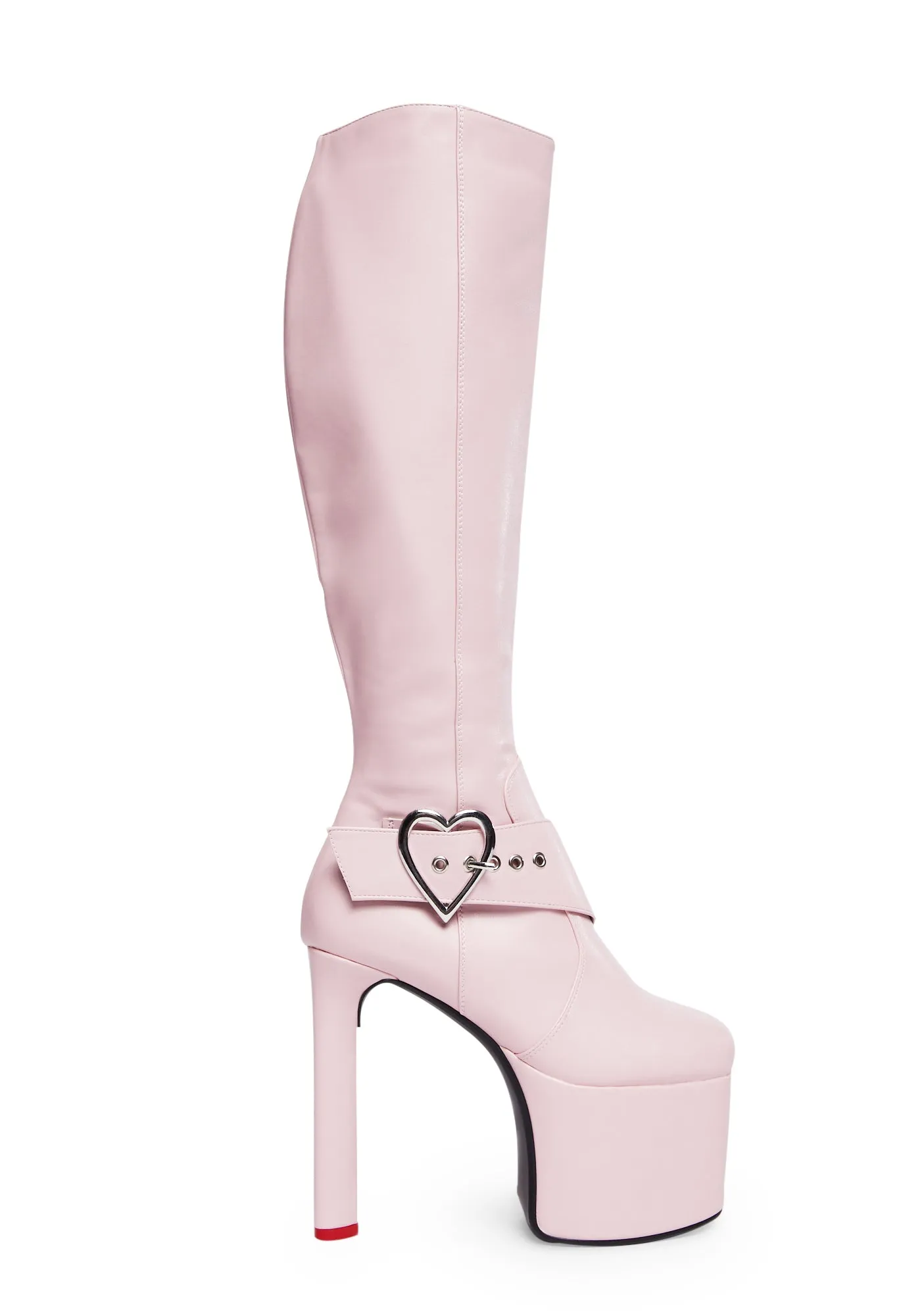 Cupid Thigh-High Boots - Pink