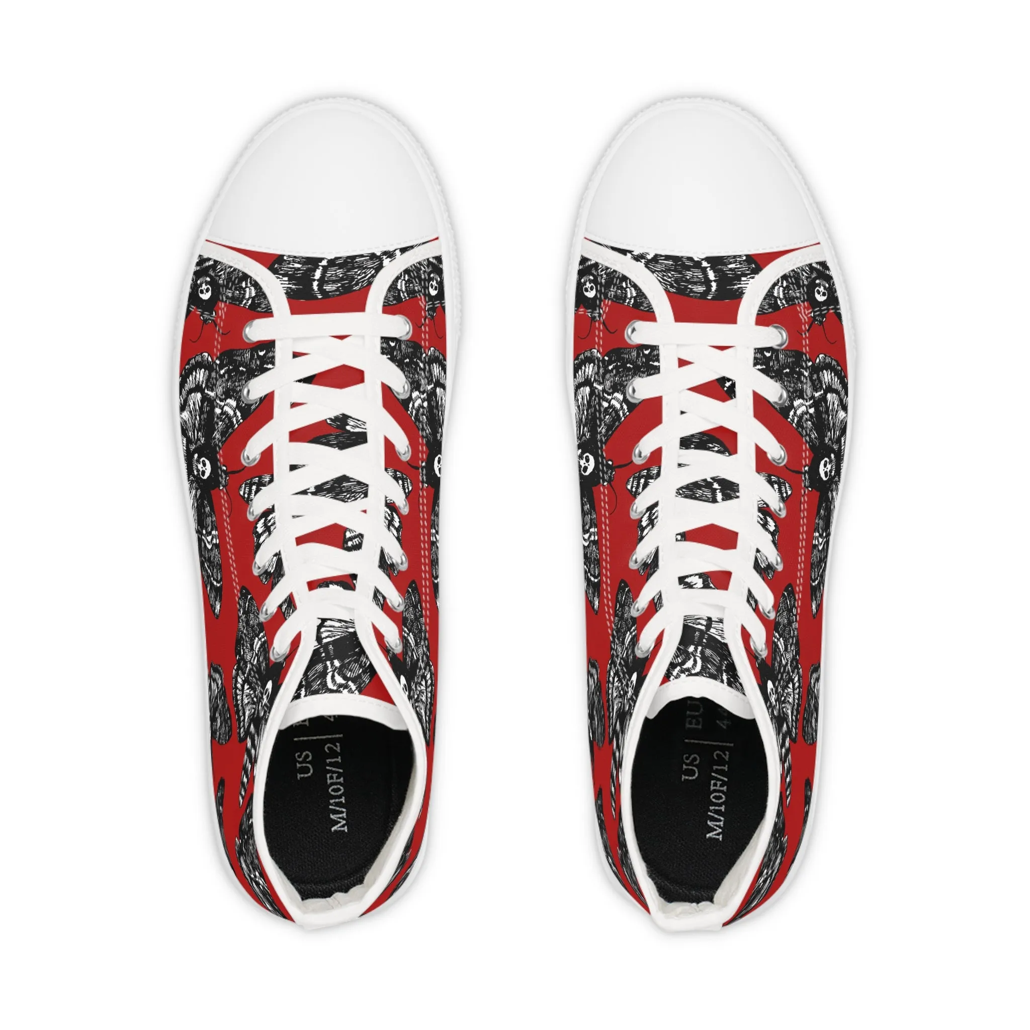 Death Head Hawk Moth Men's High Top Sneakers