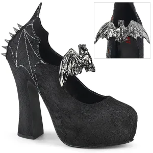 Demon Platform Heels Satin-Lace