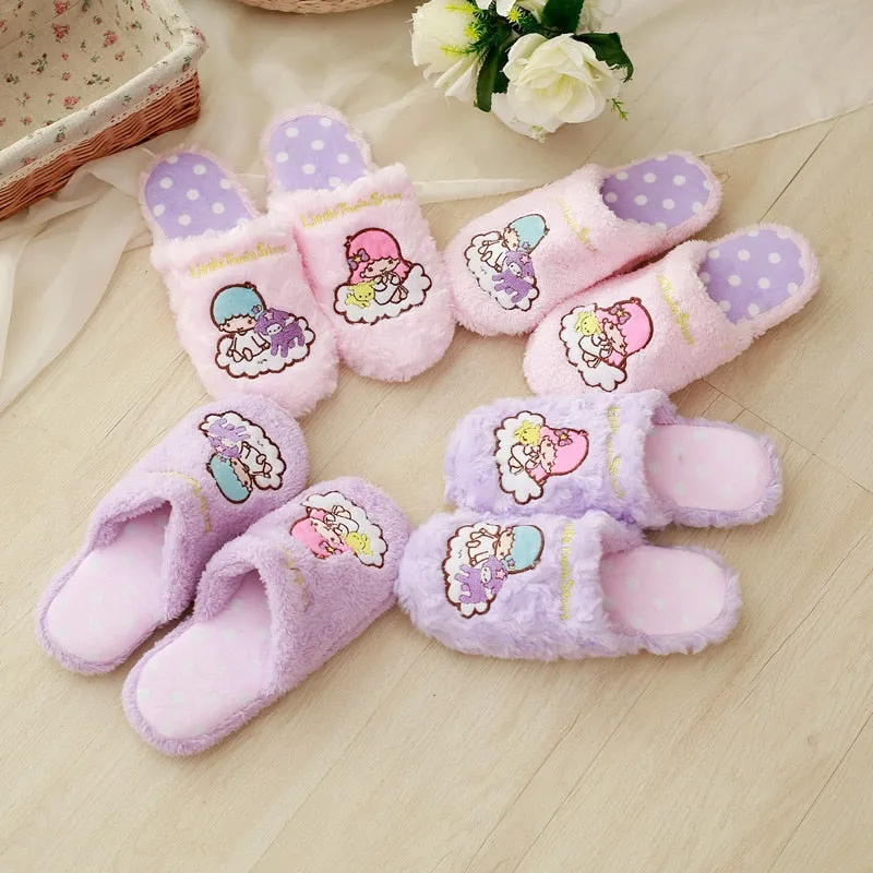 Dreamy Twin Star Slippers