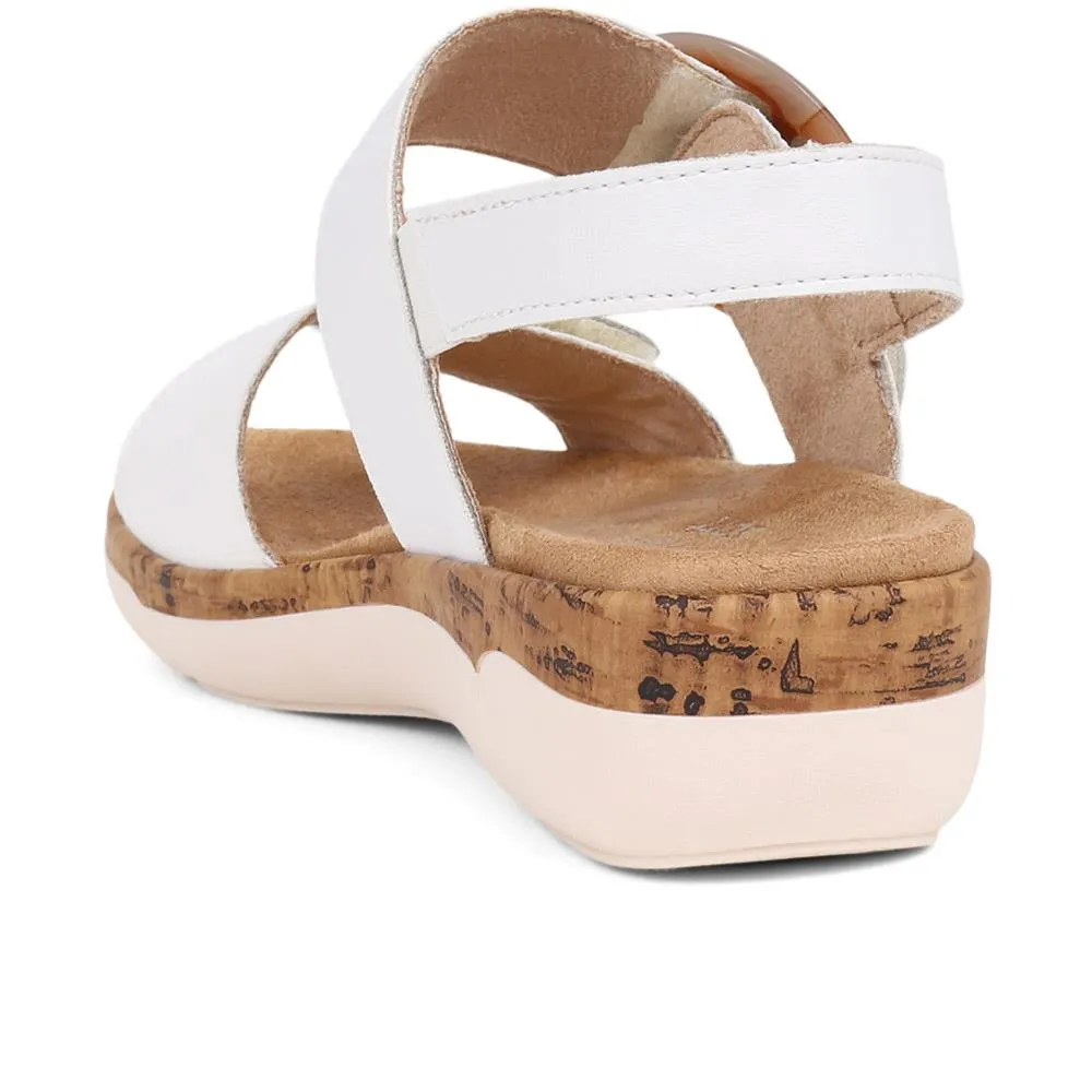 Dual Fitting Two-Tone Sandals - DRS33503 / 319 686