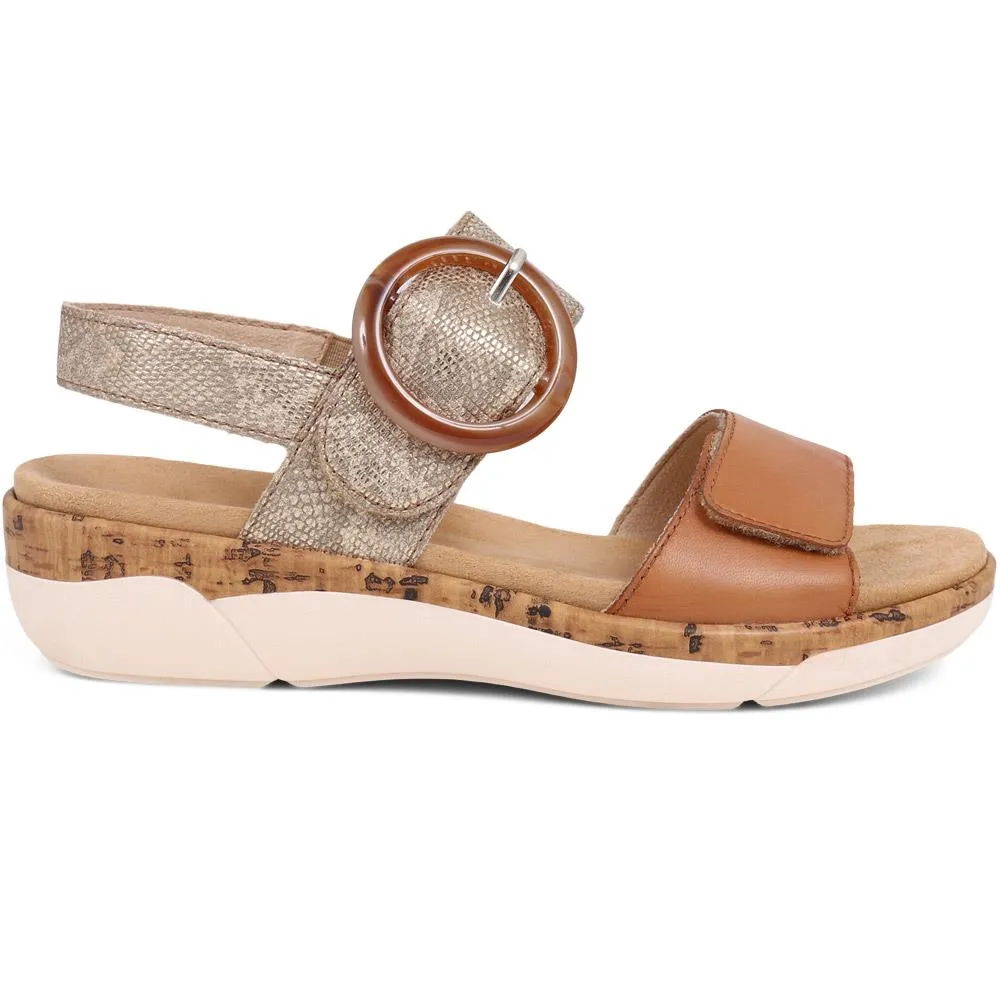 Dual Fitting Two-Tone Sandals - DRS33503 / 319 686