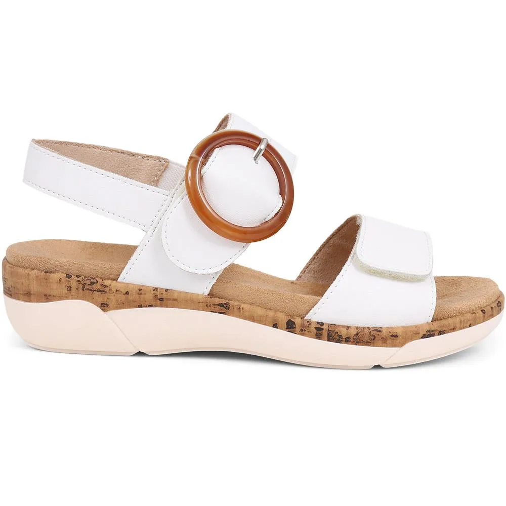 Dual Fitting Two-Tone Sandals - DRS33503 / 319 686