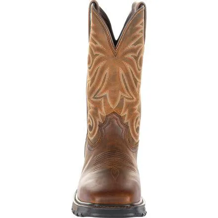 Durango Men's Brown Maverick Square Steel Toe Boot