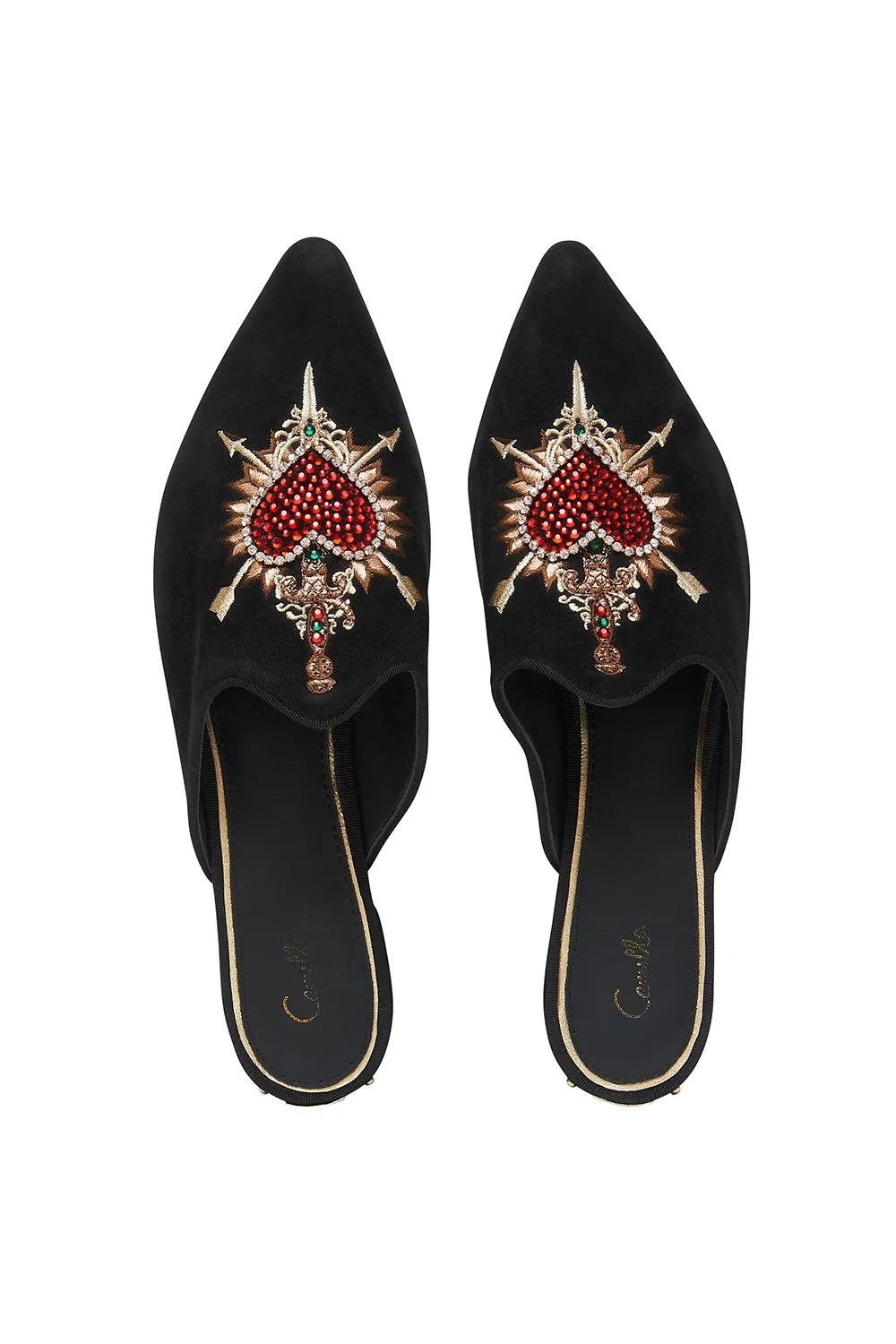 EMBELLISHED SLIPPER MIRROR MIRROR