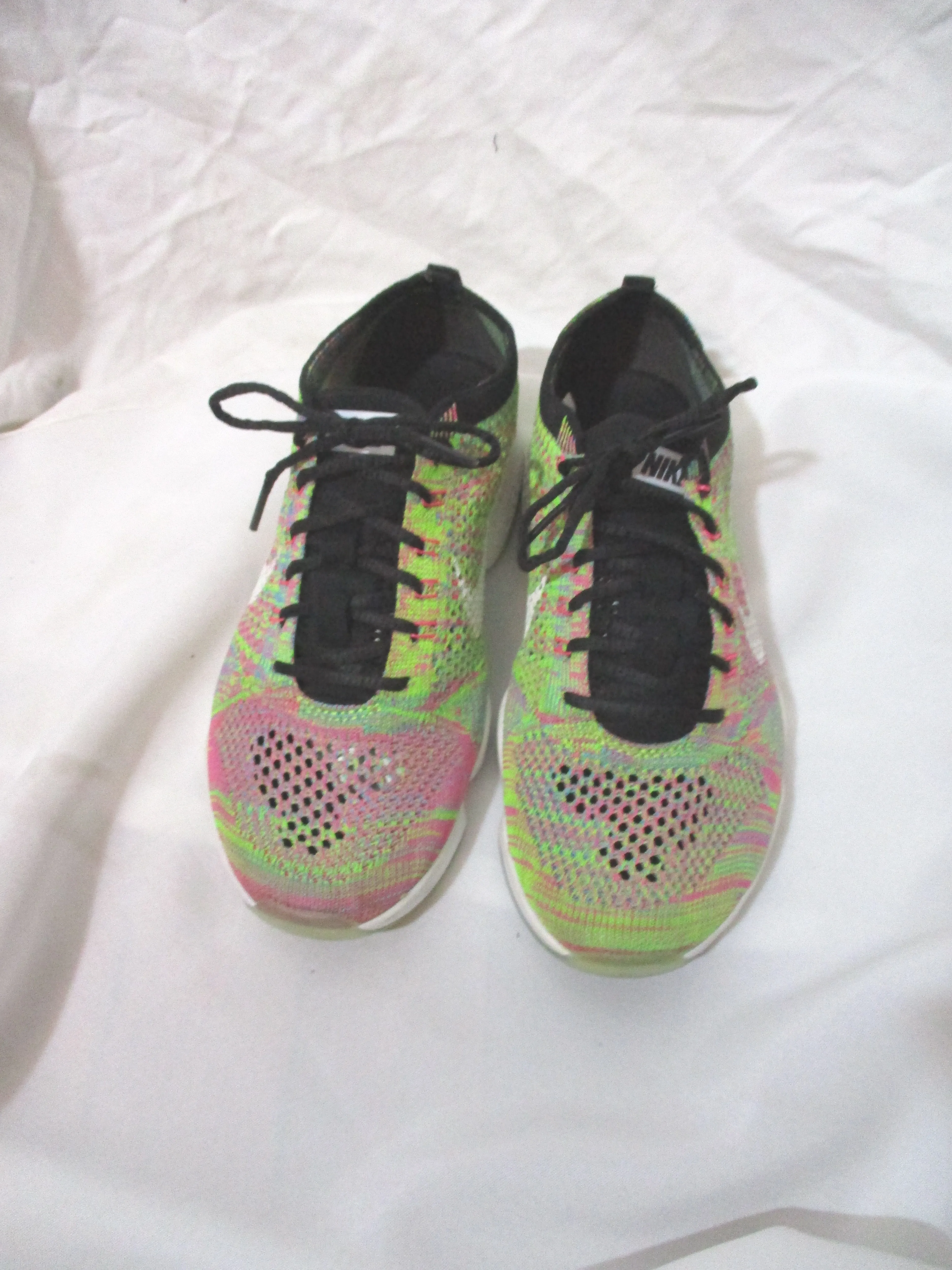 EUC NIKE ZOOM FLYKNIT Sneaker Running Trainer SHOE 6.5 698616-002 Agility