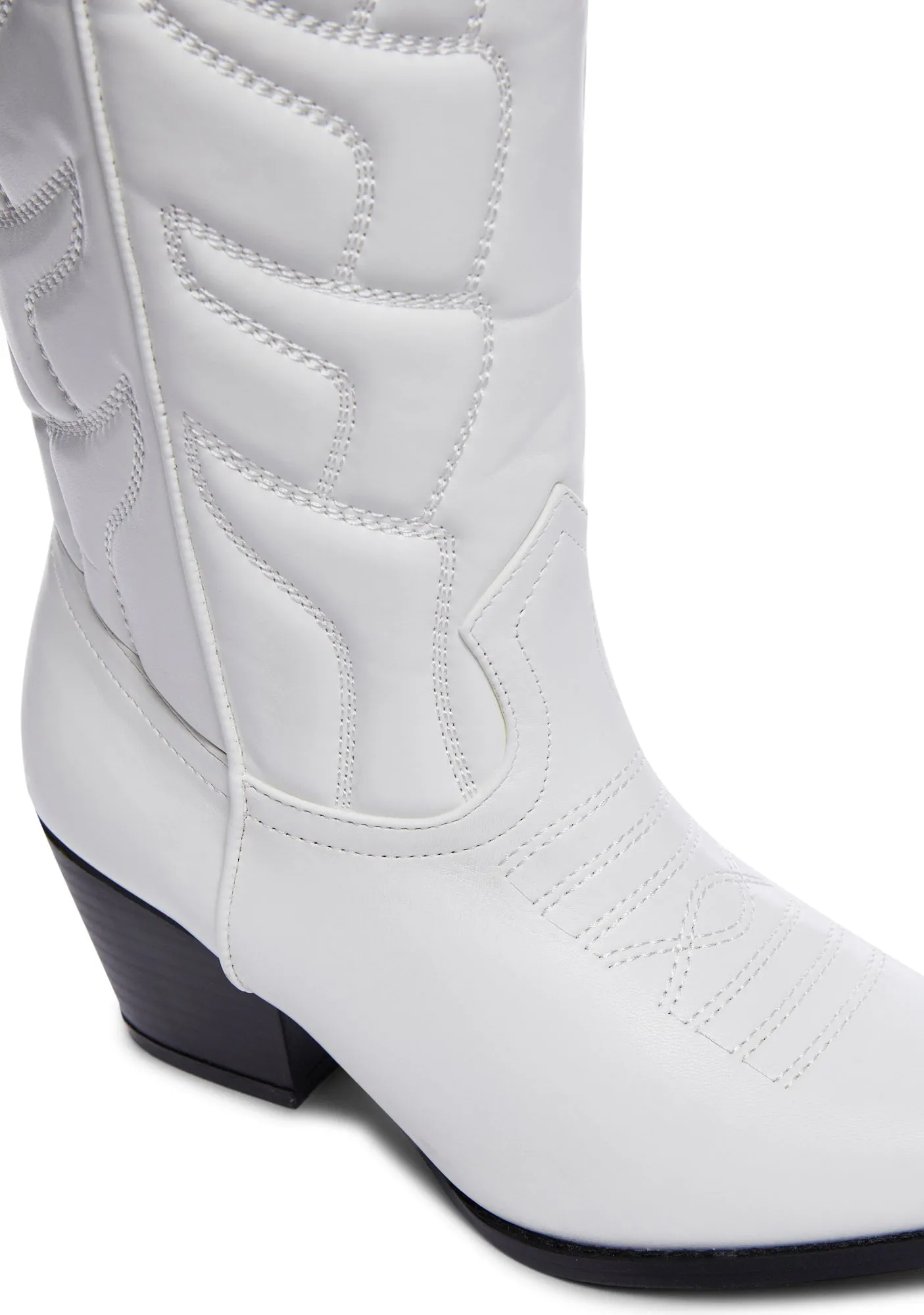 Fernando Cowboy Boots- White