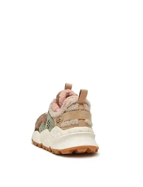 Flower Mountain Womens Kotetsu Trainers Beige / Pink