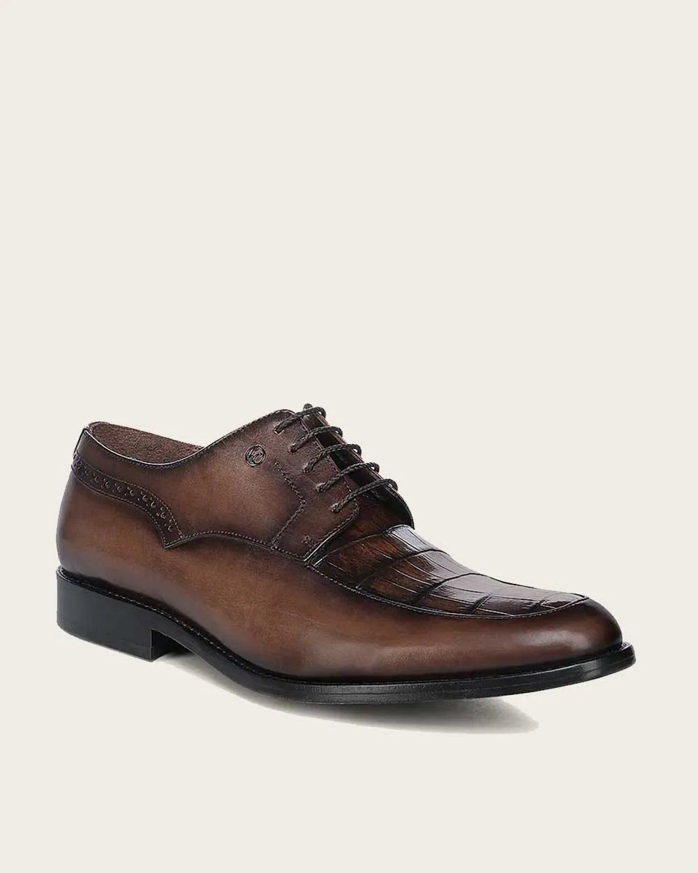 Formal derby honey ultra exotic shoe