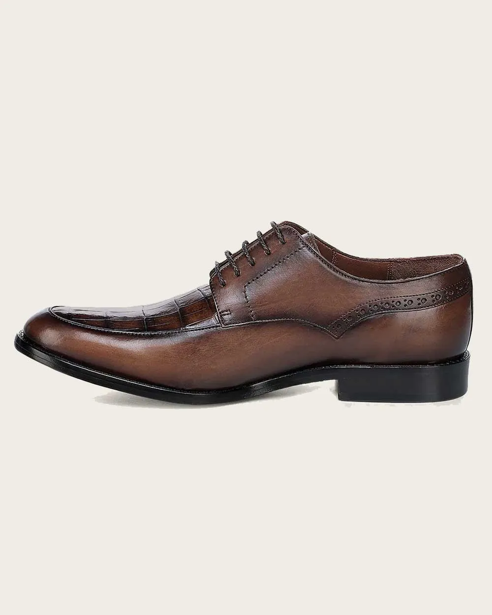 Formal derby honey ultra exotic shoe