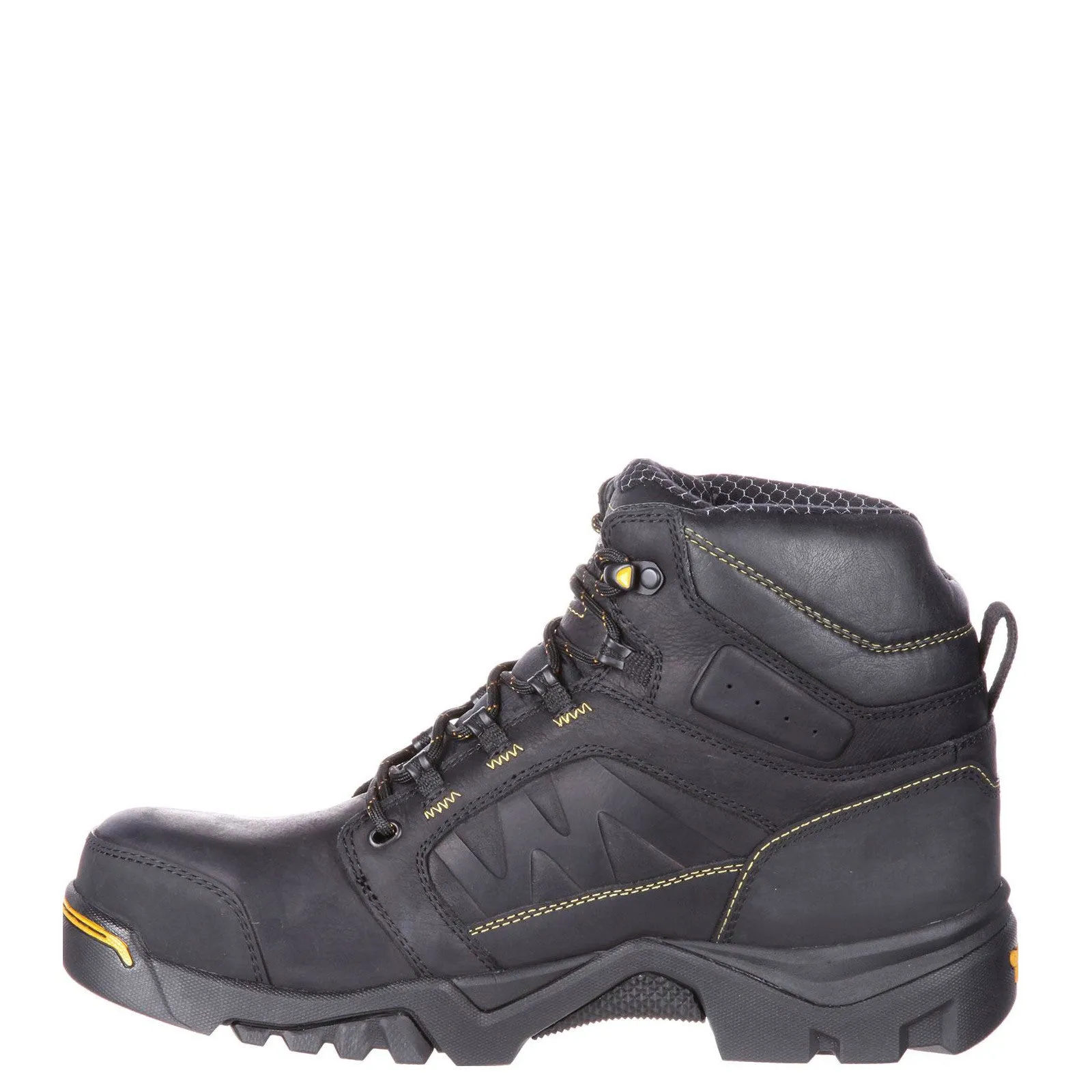 Georgia Men's 6" Amplitude Composite Toe Waterproof Work Boot - Black GB00130