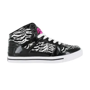 Gotta Flurt Women's Hip Hop VI Black/White/Hot Pink Hip Hop Fashion Dance Sneaker