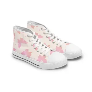 Gradient Colorful Butterflies Women's High Top Sneakers