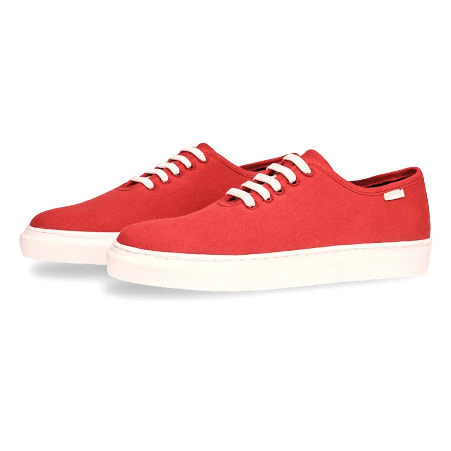 GREENSOLE MINIMAL RED MENS SNEAKER LACE UP