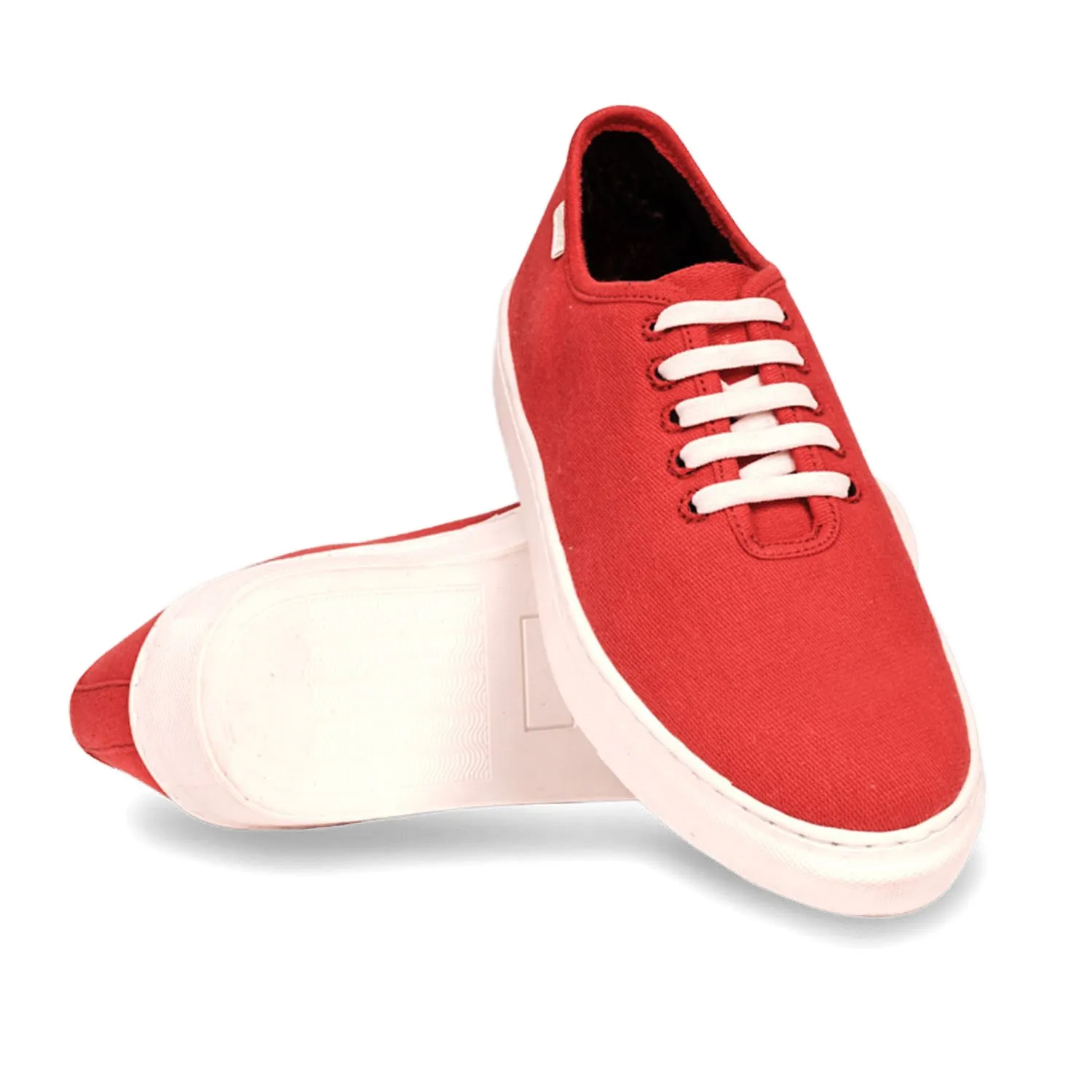 GREENSOLE MINIMAL RED MENS SNEAKER LACE UP