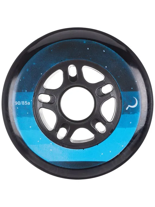 Ground Control GC 90mm Wheel Stars UR 85A Black 4-Pack