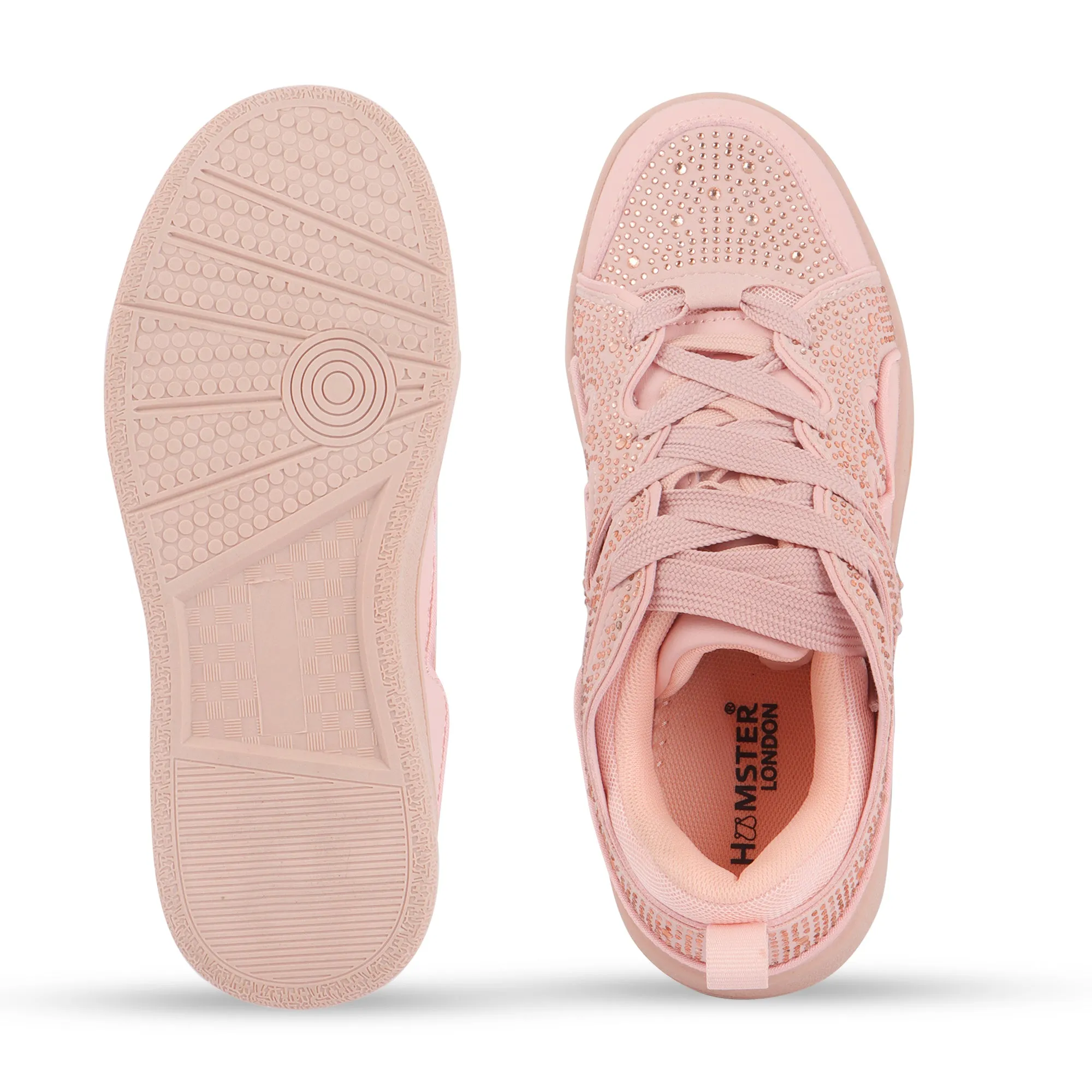 Hamster London Neptune Pink Party Sneakers