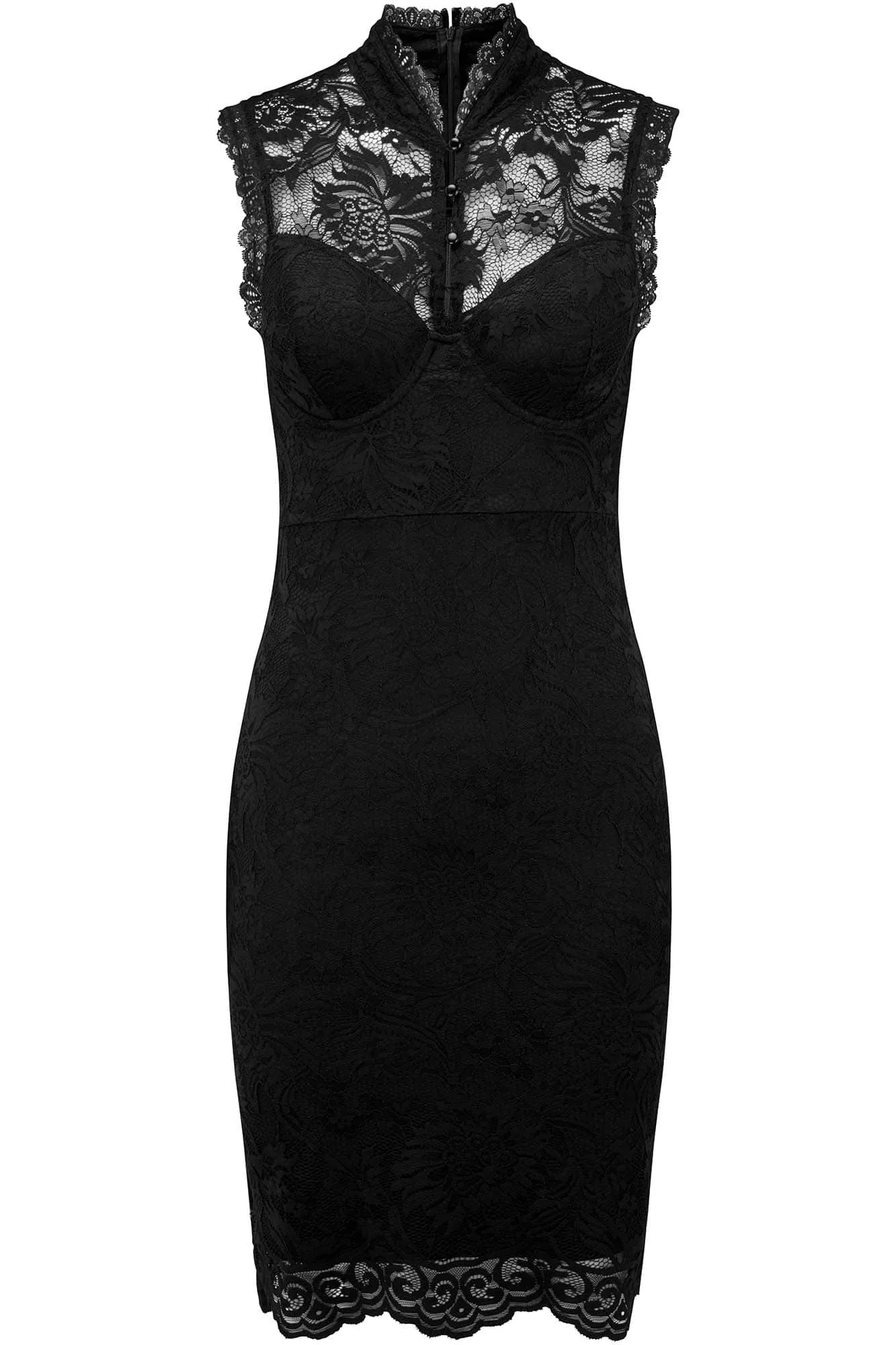 Laced-Up Bodycon Dress - Resurrect