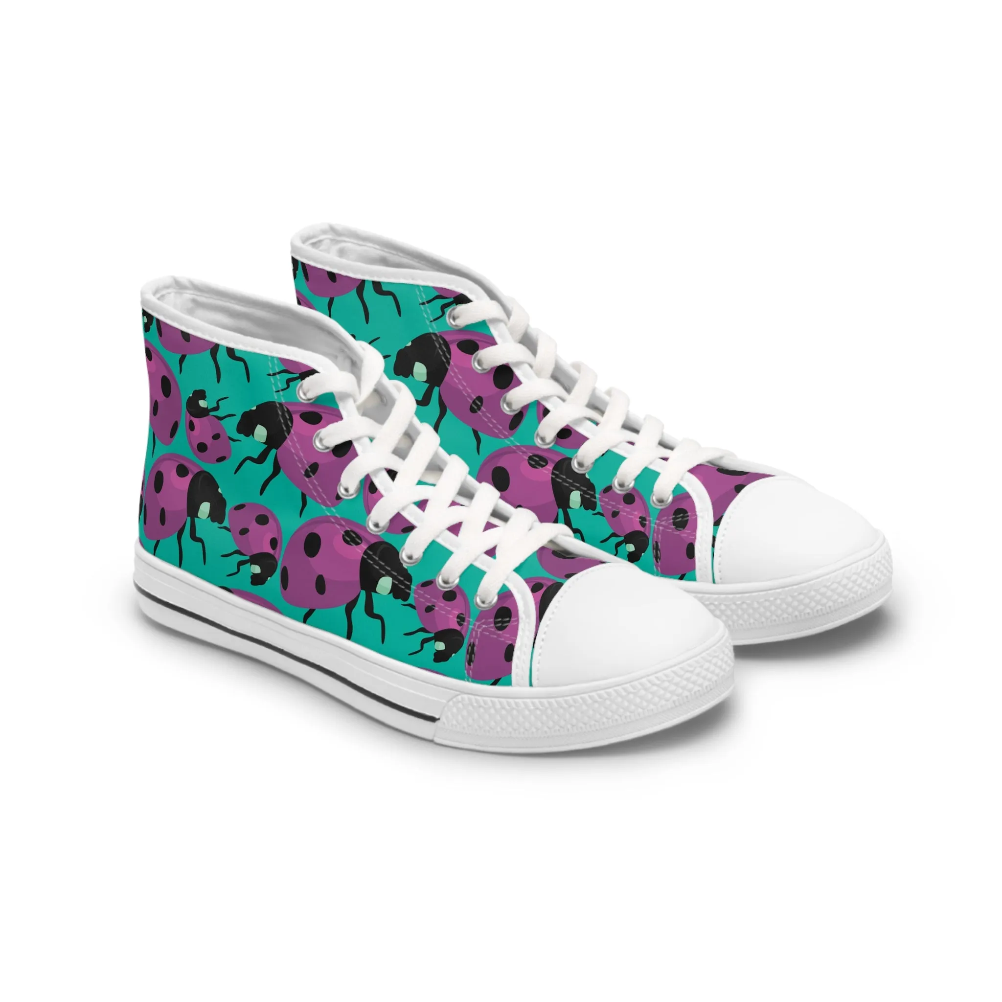 Lady Bug Women's High Top Sneakers