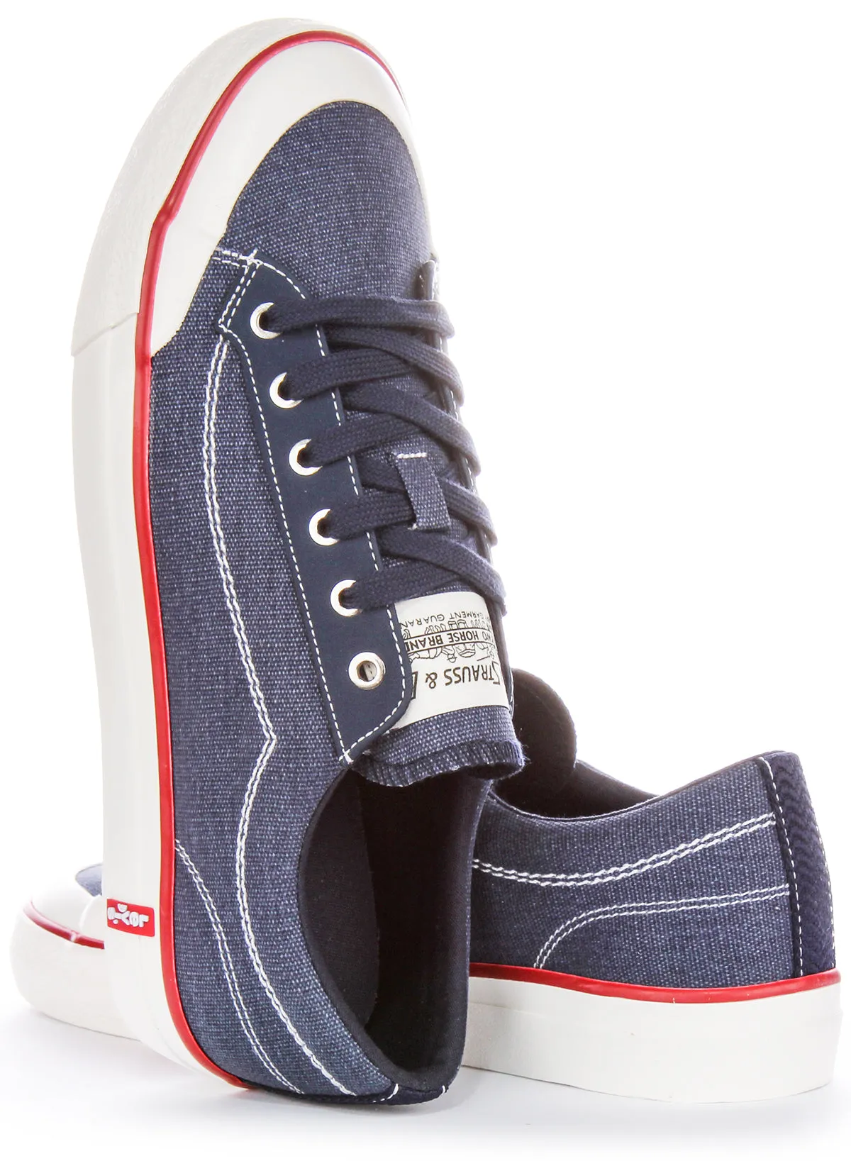 Levi LS2 Trainers In Navy Blue For Men