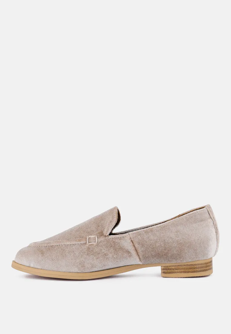 Luxe-Lap Velvet Handcrafted Loafers